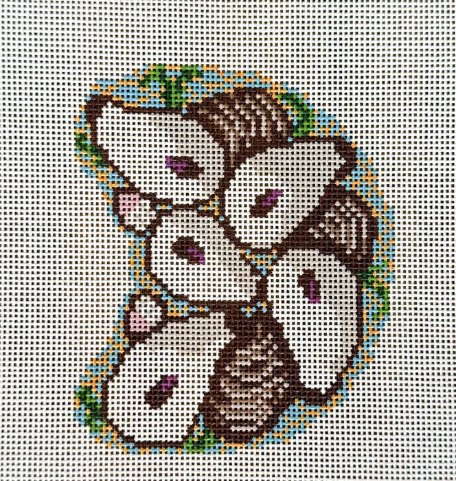 Curved Blue Oyster Plate 13 count