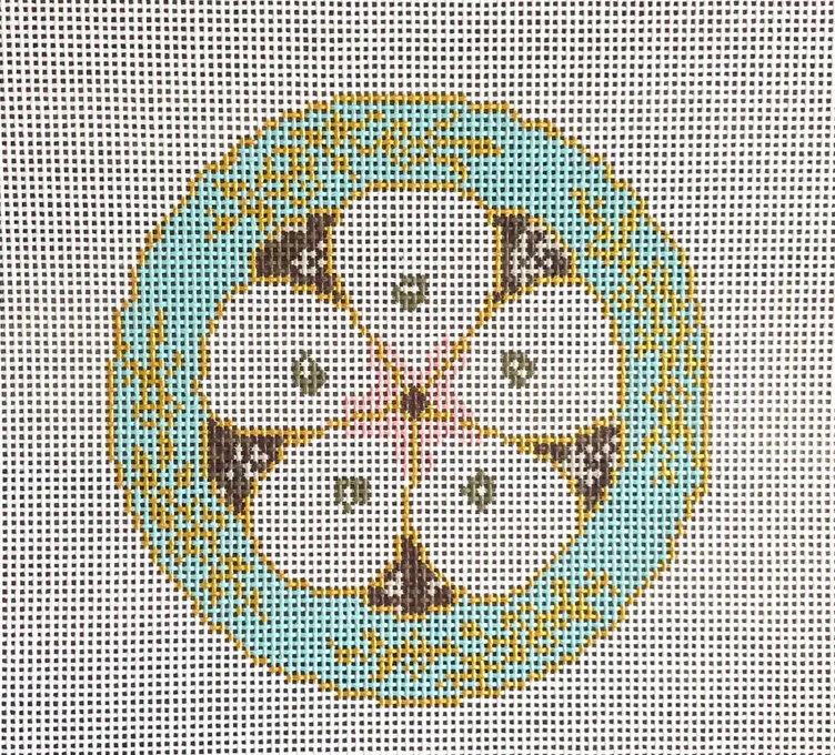 Turquoise Oyster Plate 13 count