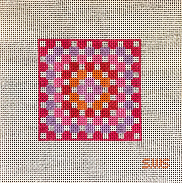 Pink/Purple Crochet Square