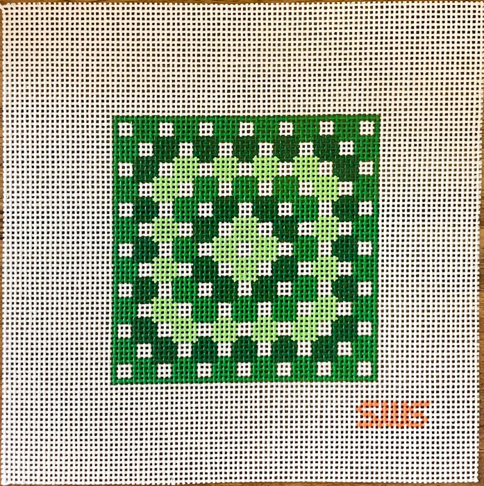 Green Crochet Square