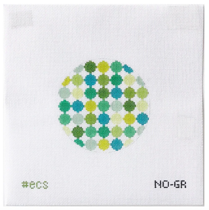 GREEN SAMPLER 4" ROUND
