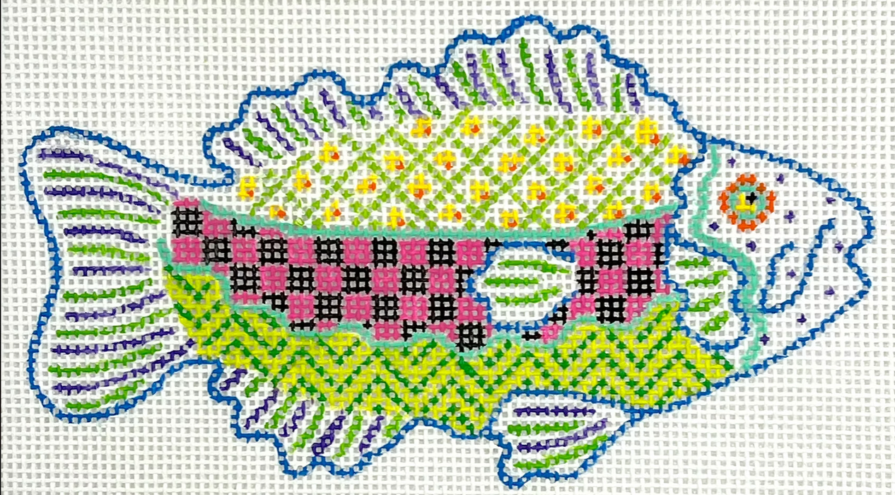 Mini Fish – MackKenzie-Childs inspired (facing right)