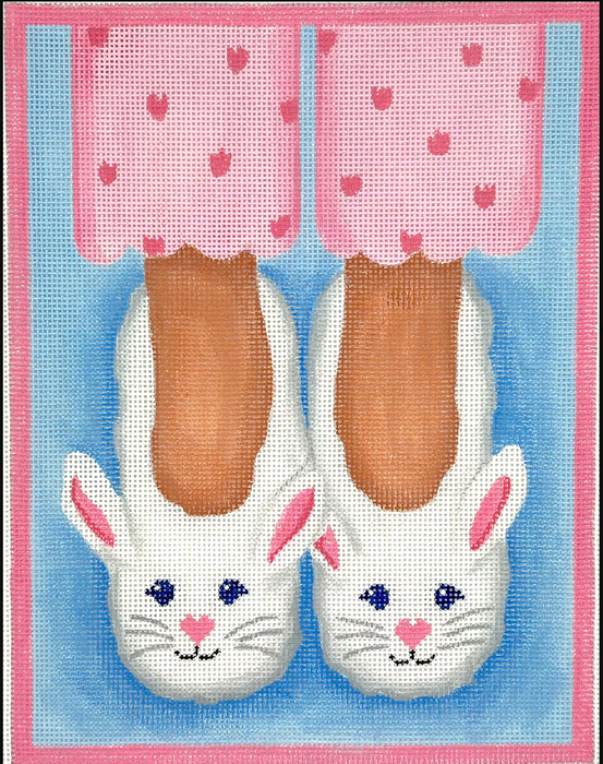 Here’s Looking at Shoe – Bunny Slippers & Pink Pajamas