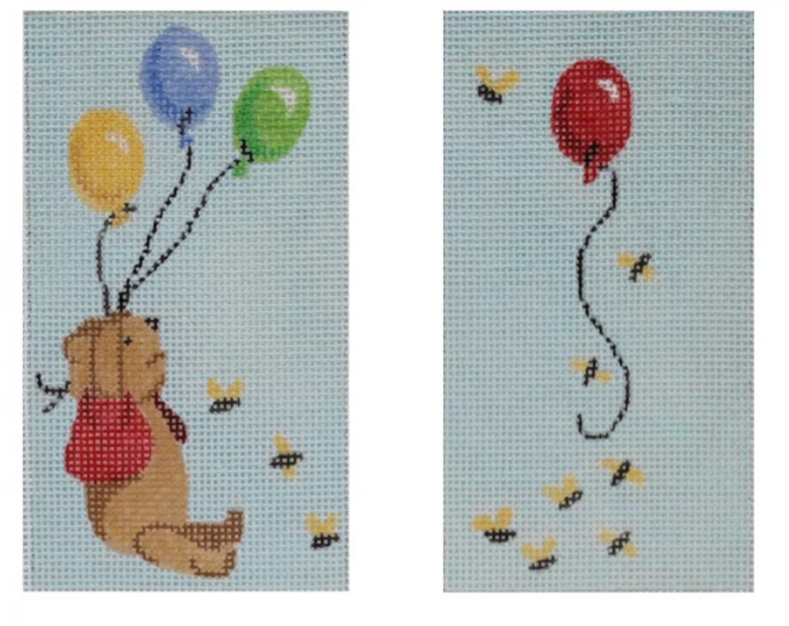 Glasses Case – Winnie-the-Pooh & Balloons (medium-size ONLY)