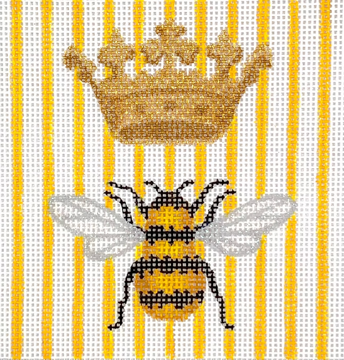 Planet Earth 4” Square Insert – Queen Bee – yellows, black & golds