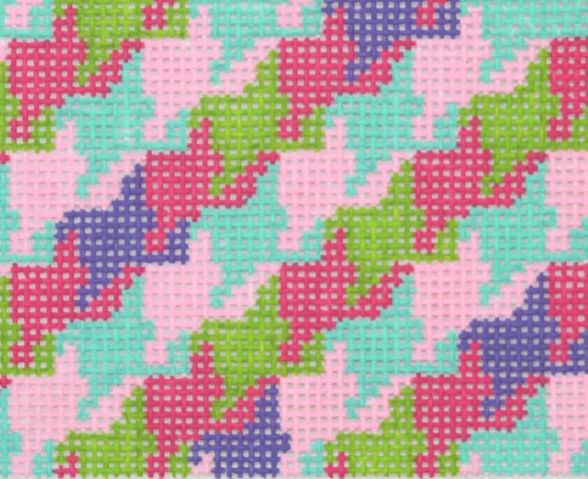 Planet Earth Credit Card Case Insert – Houndstooth – bright multi