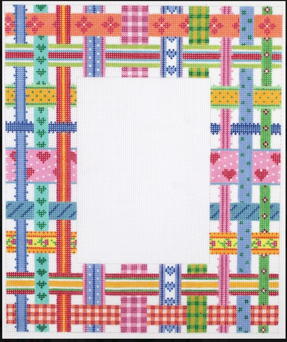 Frame – Woven Ribbons – multi on white