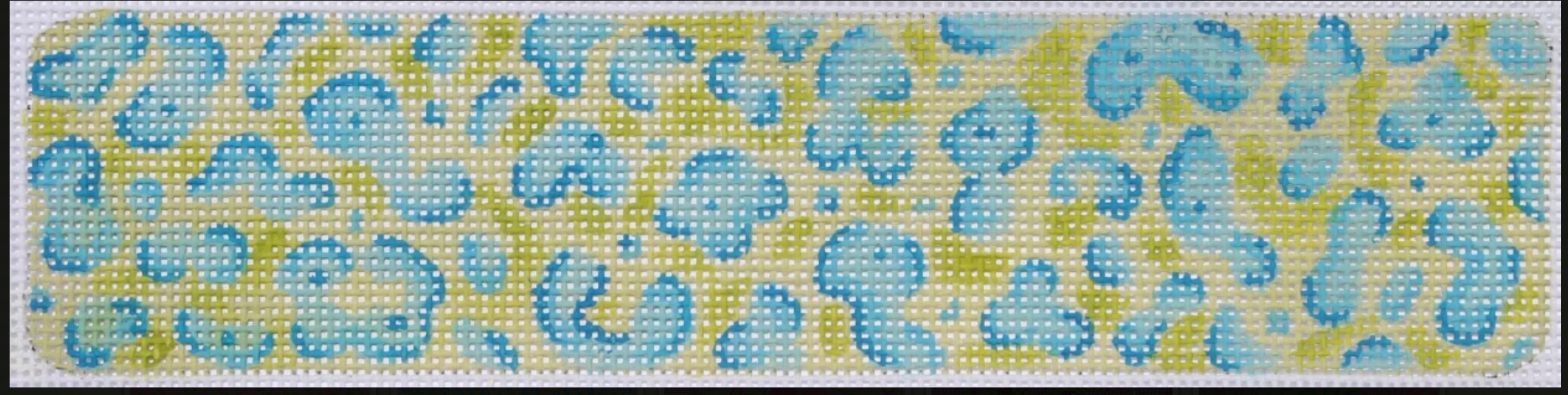 Cuff – Leopard Spots – seaside blues on limes