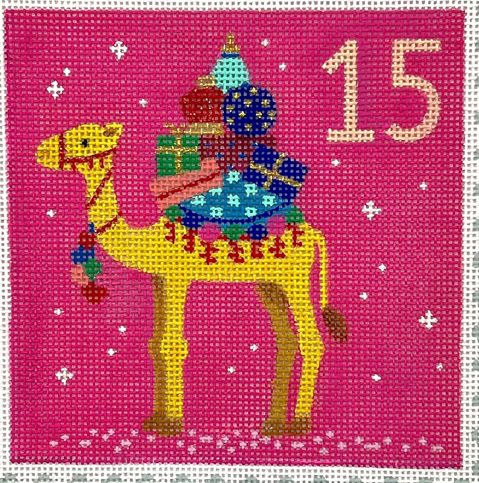 Klara Hawkins – Advent Stamp #15 – Camel w/ Gifts