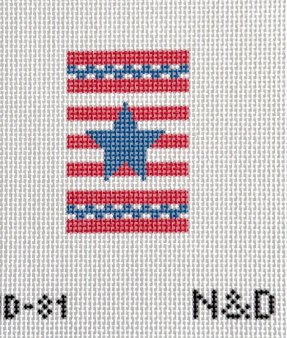 Tag Insert - Red White Blue Star