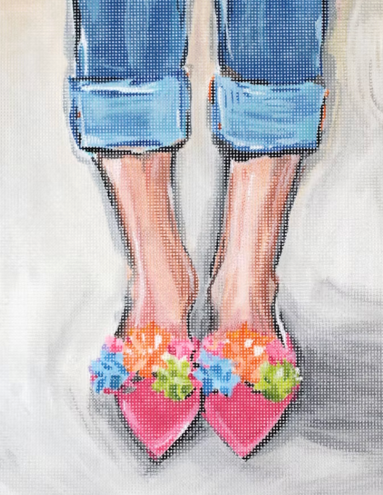 Maren Devine PomPom Shoes