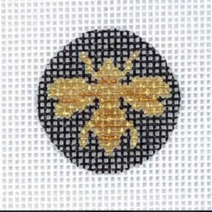Gold Bee on Black