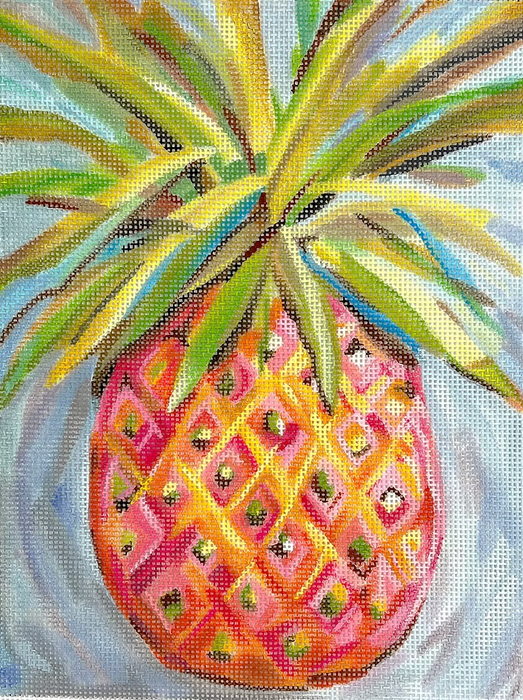 Maren Devine – Pink, Orange & Yellow Pineapple