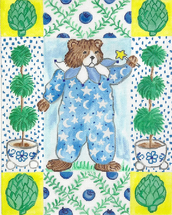 Kelly Rightsell – Blueberry Bear w/ Artichokes & Topiaries