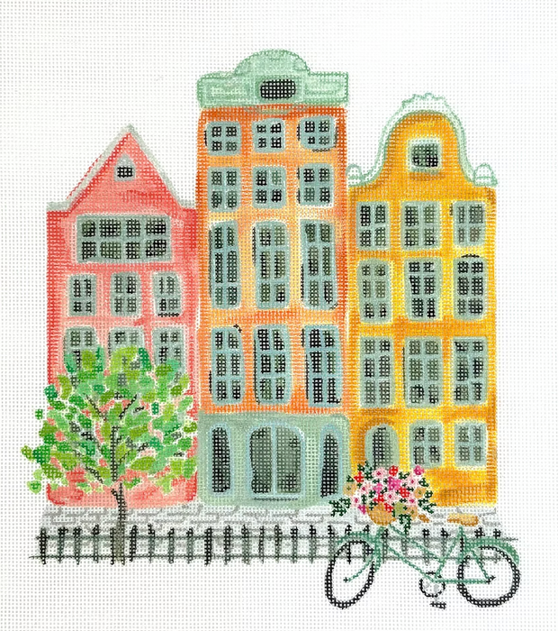 Lindsay Brackeen – Amsterdam Houses w/ Bicycle