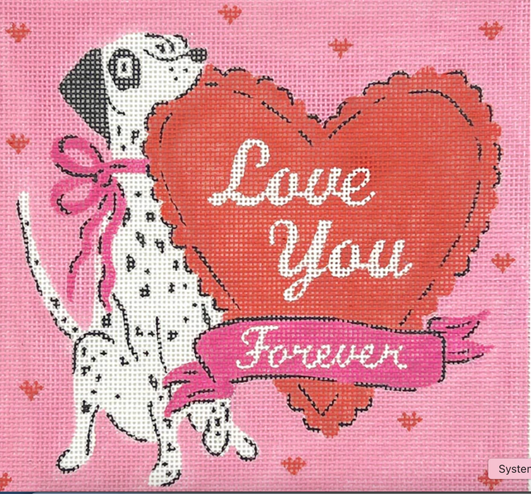 Krissy Mast – “Love You Forever” Dalmation w/ Heart