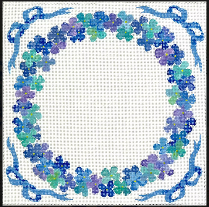 Ring Bearer Pillow – Hydrangea Wreath