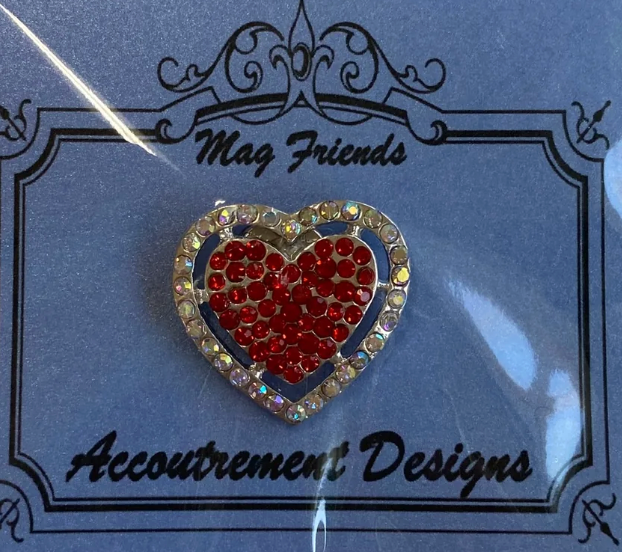 Red Heart Bling Needle Minder