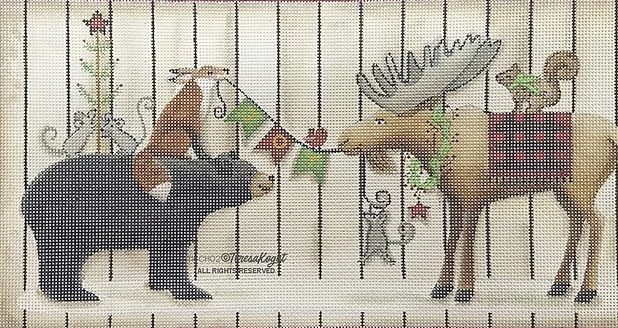 Christmas: Decorating the Moose