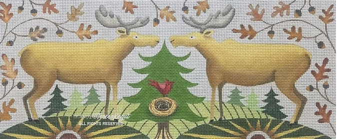 Animals: Woodland Moose Buddies