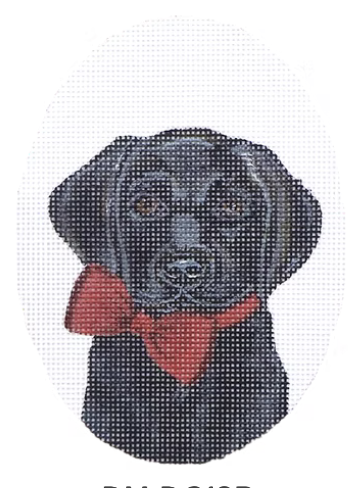 NEW 2025: Holiday Dog Portrait: Chocolate Lab