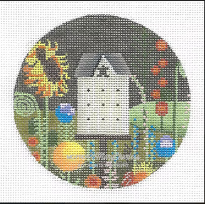 Folk Art Rounds: Fairy Birdhouse