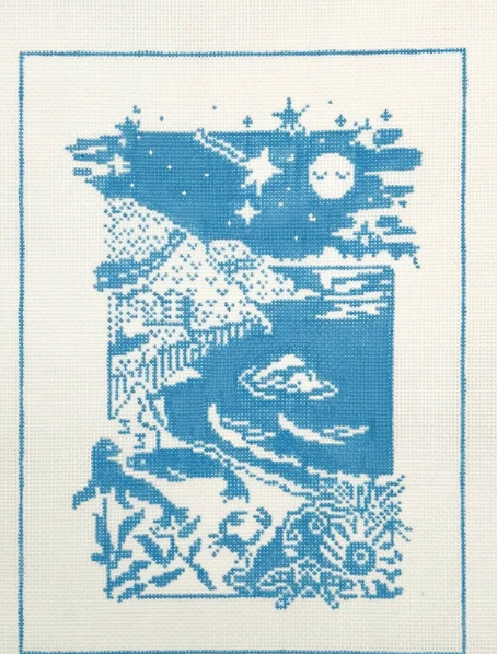 Marine California Coastline - 13 mesh