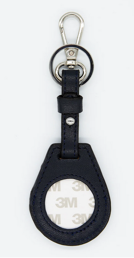 Leather Key Fob Airtag
