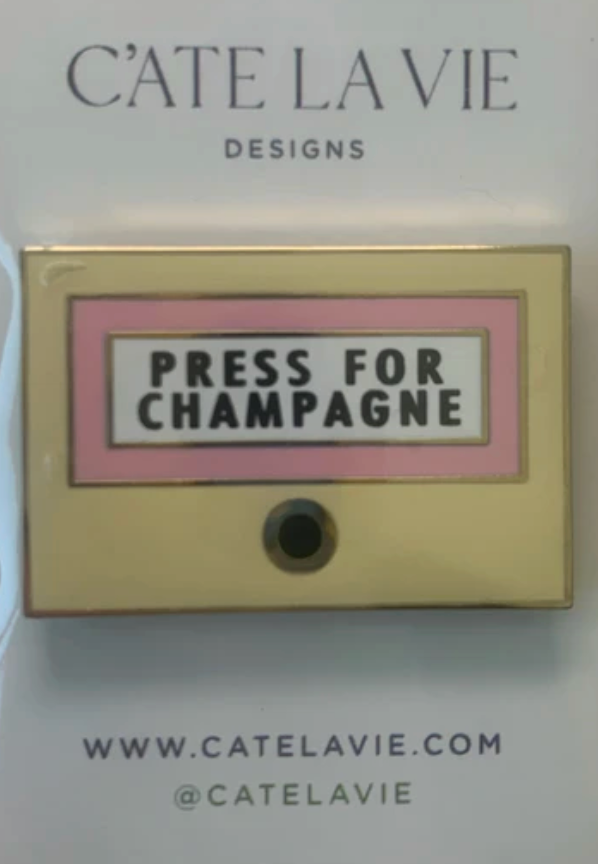 Press for Champagne Needle  Minder