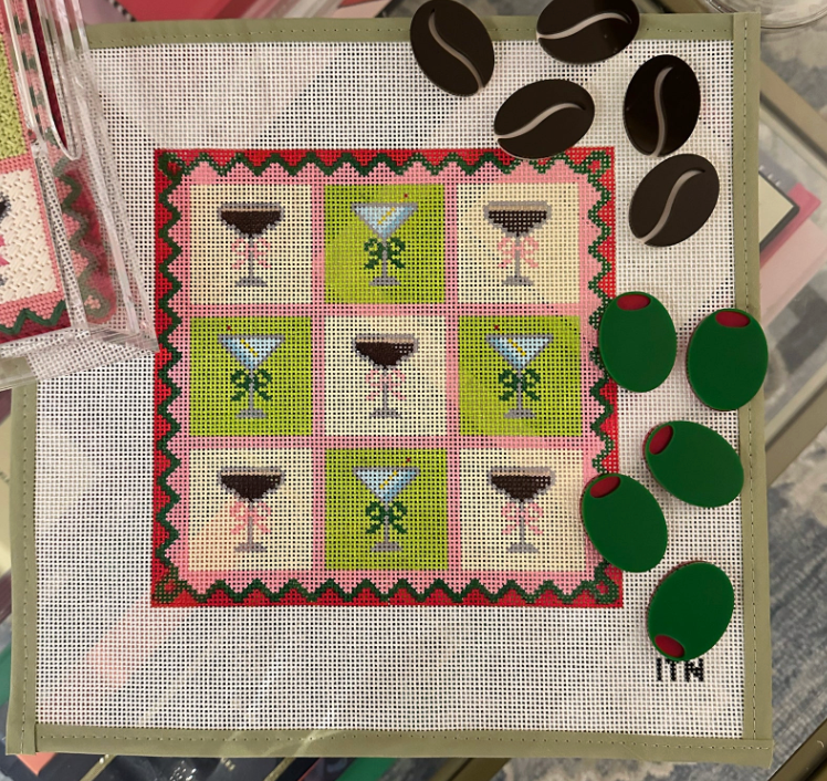 Tic Tac Tini Needlepoint Game Set