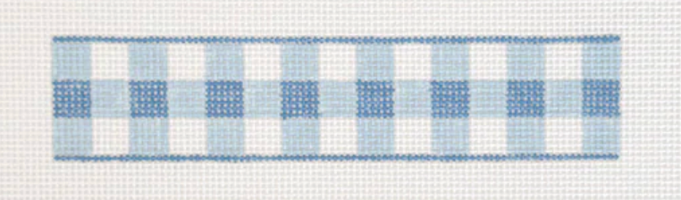 Gingham Fob - Light Blue