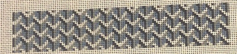 Y Pattern Fob/Keychain - Blue