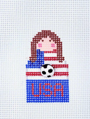 USA Women's Soccer Angel Stitch it