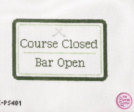 Course Closed/Bar Open