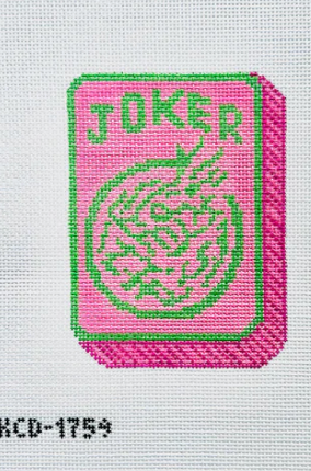 Mahjong Joker - Pink and Green