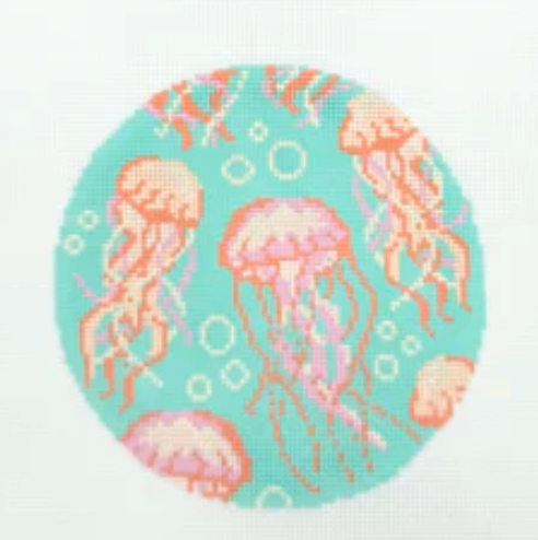 Jellyfish Round - Blue