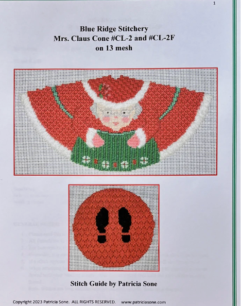 Mrs. Claus Stitch Guide - Patricia Sone