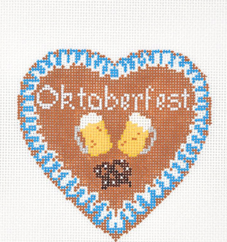 Oktoberfest Gingerbread Heart