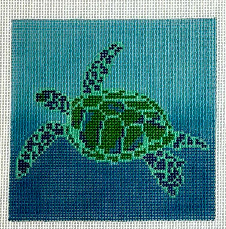 Sea Turtle 5" square
