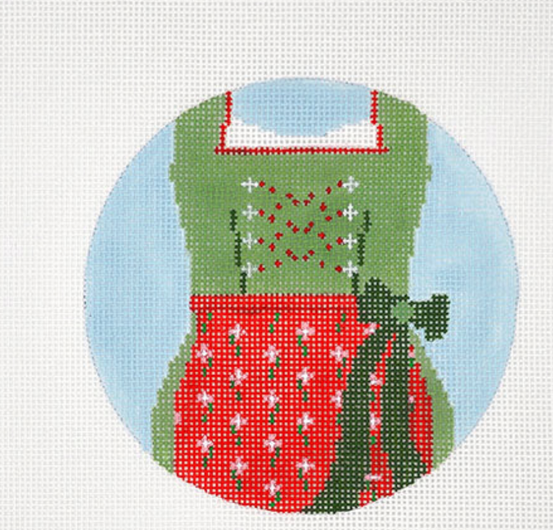 Dirndl (red/green) Kate's Version
