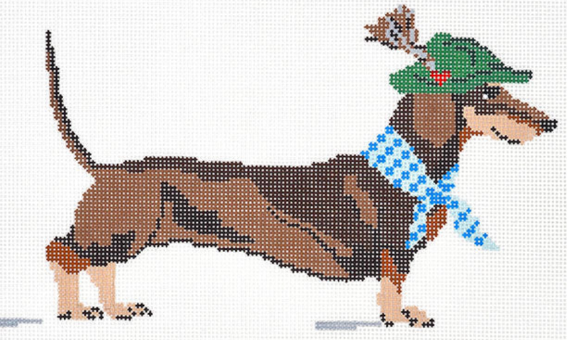 Dackel (dachshund) on 13 mesh
