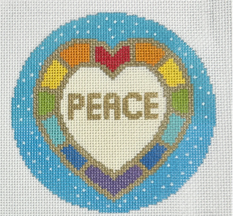 Peace Rainbow Heart