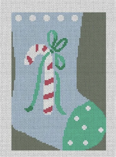 Candy Cane Mini Stocking