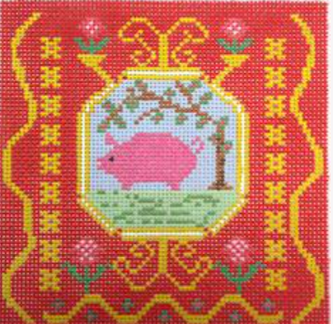 French Tile Pig
