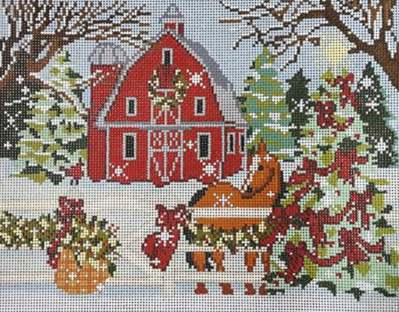 Winter Barn