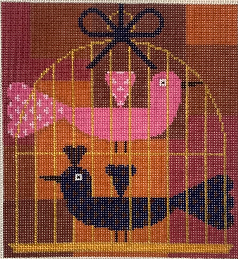 Lovebirds Pair Red