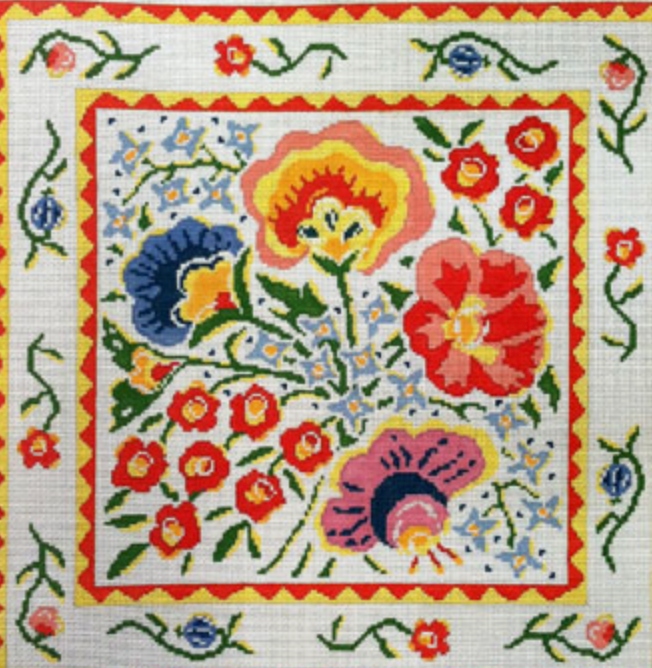 Country Floral White