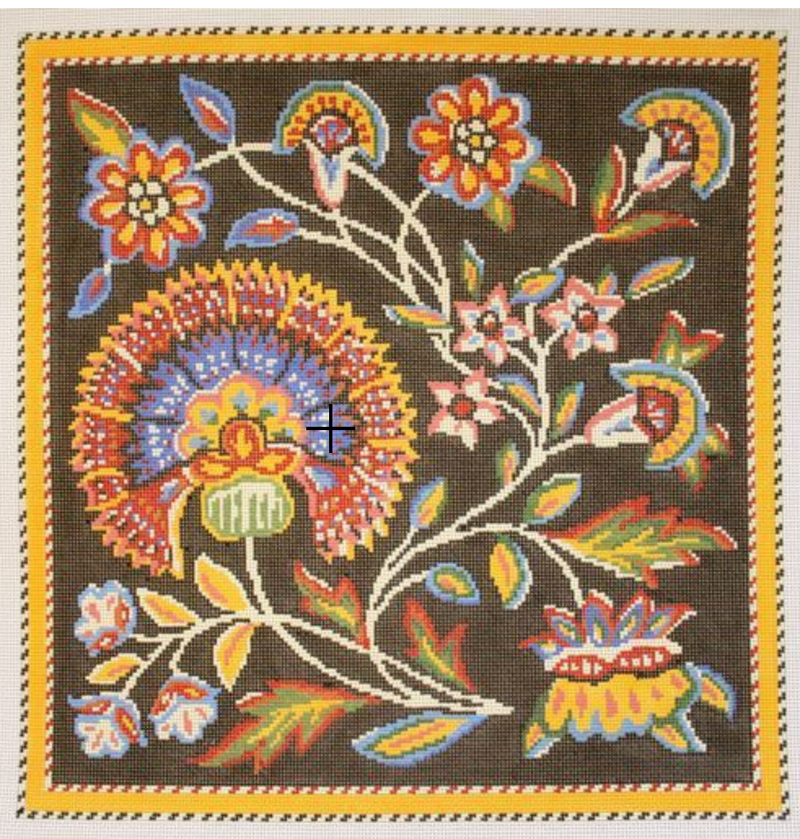 Peasant Print Black