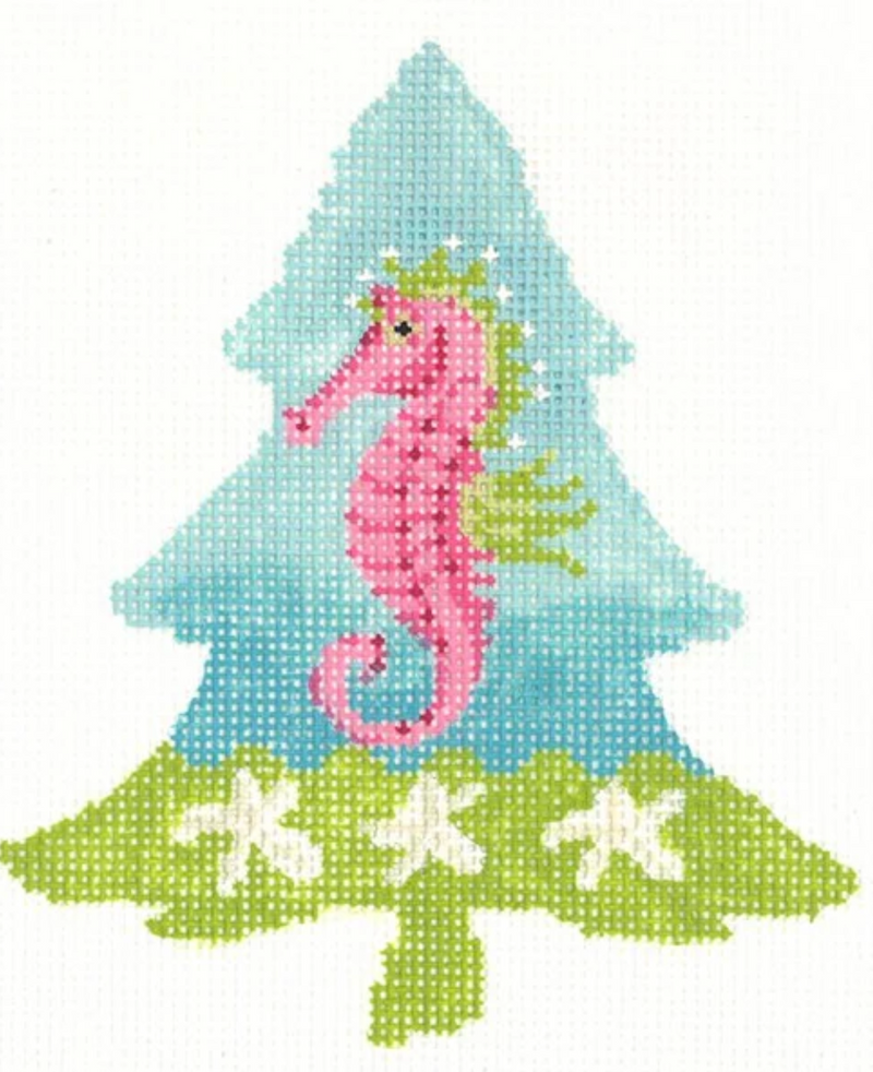 Seahorse and Starfish Tree w/ Stitch Guide