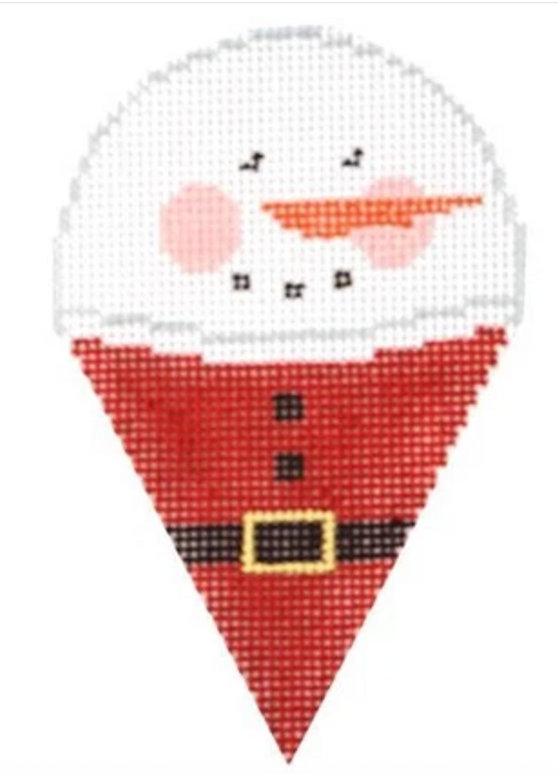 Santa Snow Cone with stitch guide